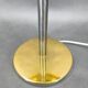 1970s Space Age Table Lamp Brass Glass Kamenický Šenov
