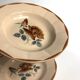 2 old hollow plates Digoin Sarreguemines