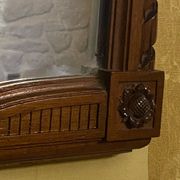 Miroir en bois sculpté style Louis XVI