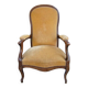 Old walnut Voltaire armchair