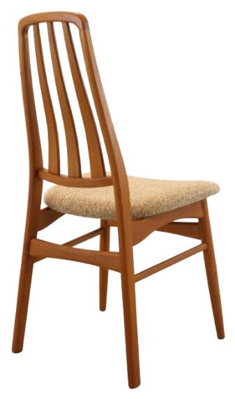 Set van 4 teak deense Vamdrup eetkamerstoelen 'Rudbol'