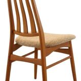Set van 4 teak deense Vamdrup eetkamerstoelen 'Rudbol'