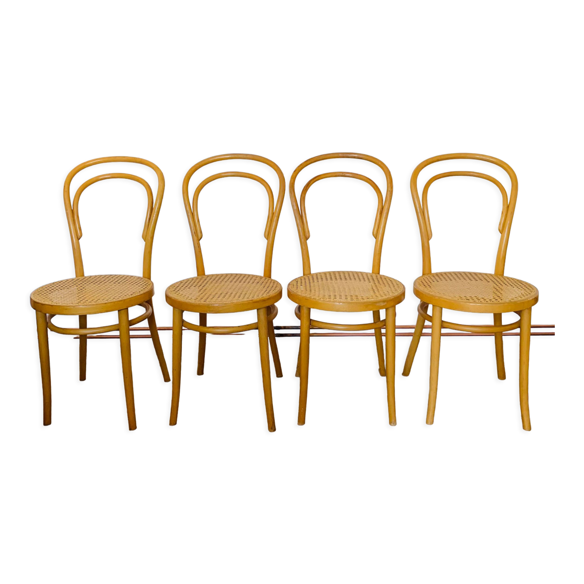 Set of 4 N14 chairs from ZPM Radomsko