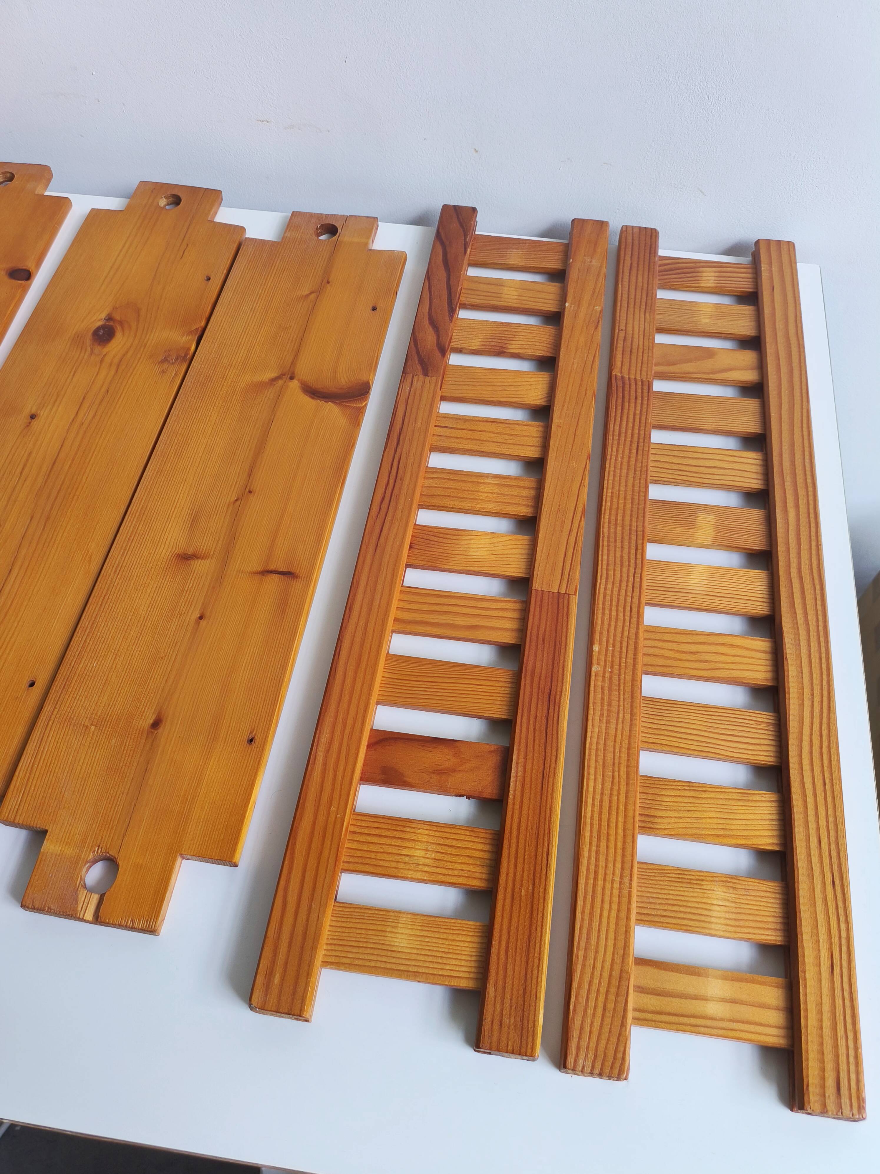 Étagère brutaliste vintage emboîtable