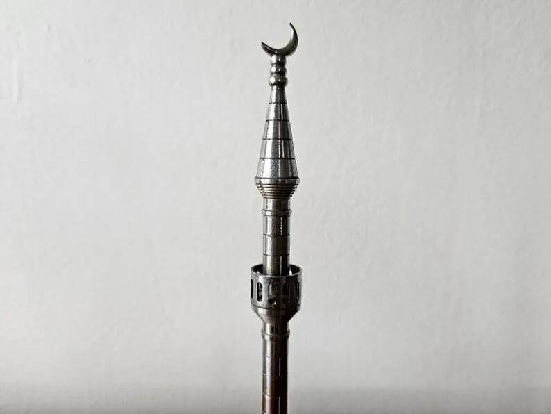 Rare Midcentury Model Eger Minaret Ashtray, Hungary, 1970s