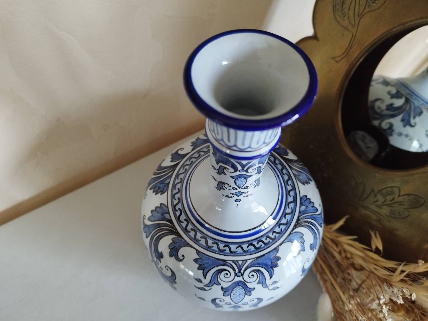 Montagnon Nevers earthenware soliflore vase