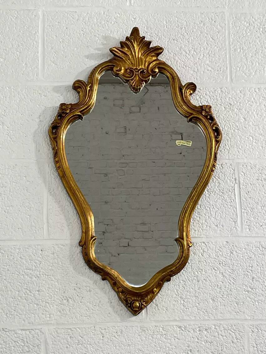 Vintage golden mirror