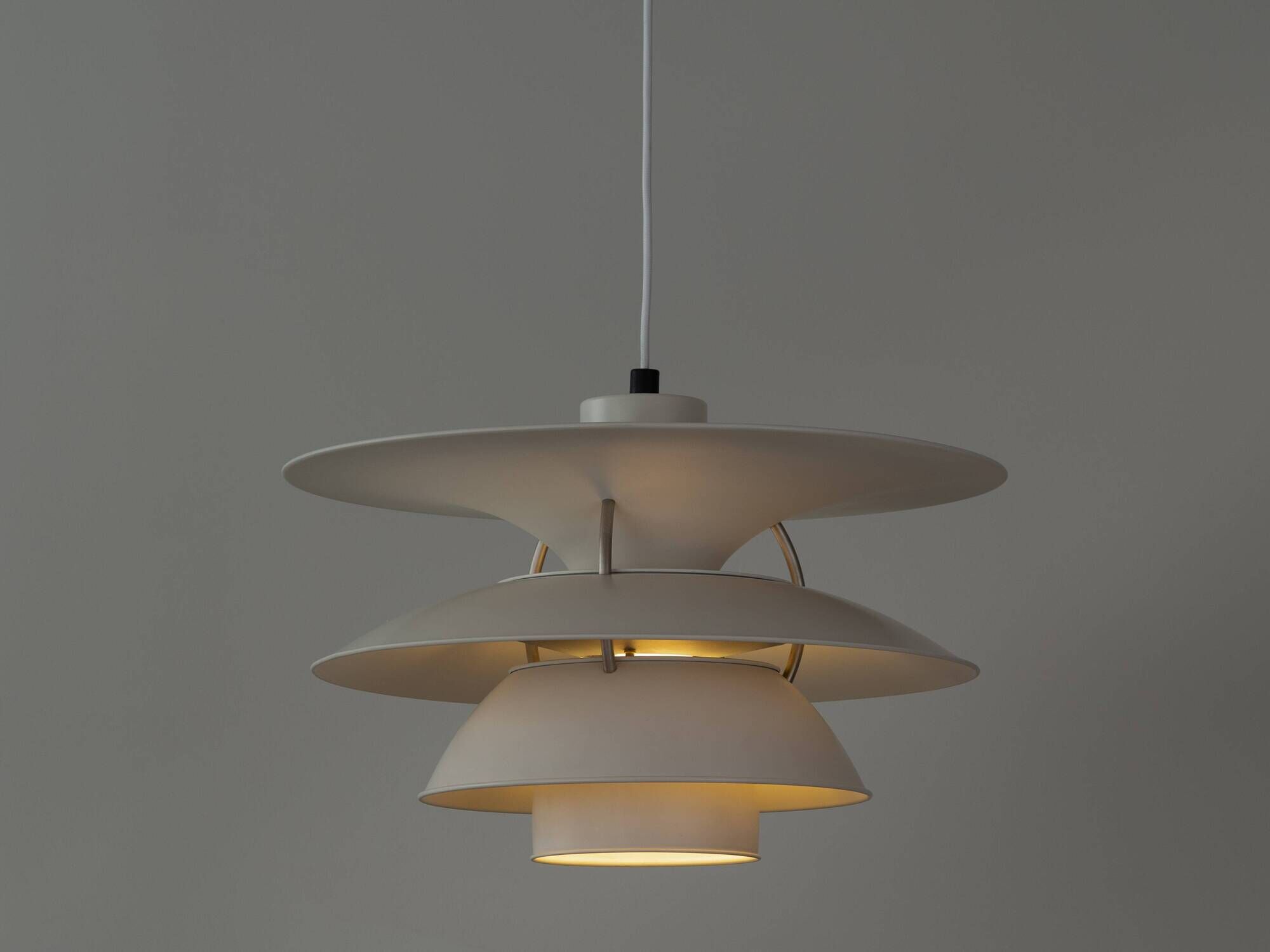 Louis Poulsen Charlottenborg 5 4 1/2 Pendant Lamp, Poul Henningsen, Danish