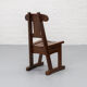 Ensemble de chaises de salle à manger brutalistes des années 1970
