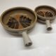 Set of three ceramic dishes from Pornic
