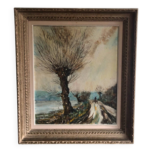 huile sur toile paysage