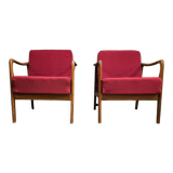 Pair of vintage scandinavian armchairs 70s