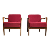 Pair of vintage scandinavian armchairs 70s