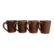 Lot de 4 tasses artisanale en céramique