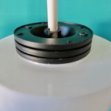 Three cylindrical suspensions in white resin, France 1970.