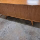 Vintage Scandinavian style sideboard in light wood