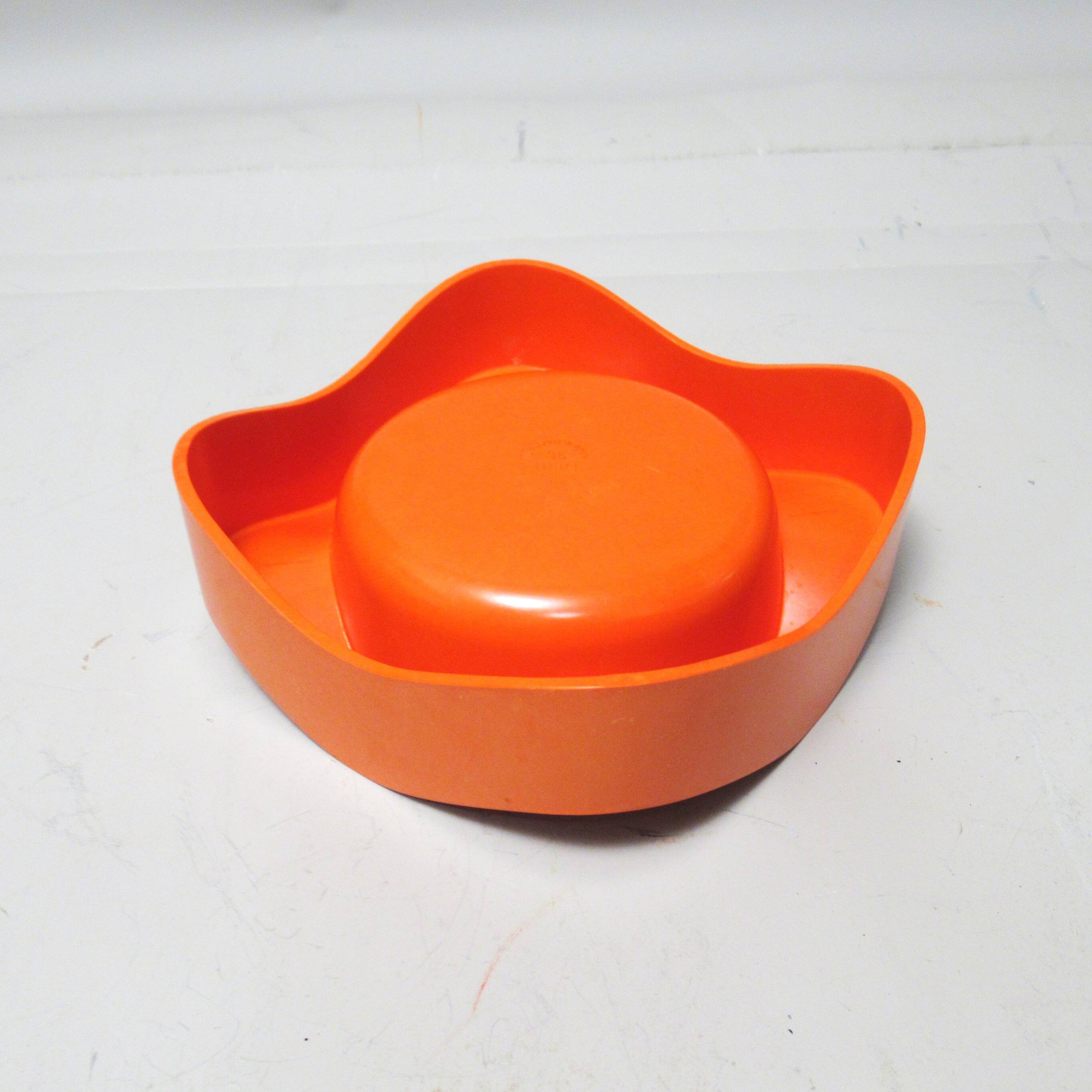 Cendrier Sinus orange Walter Zeischegg Helit