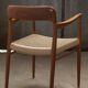 1x Niels Otto Møller chair Model 56 in Teak, 1960s Denmark