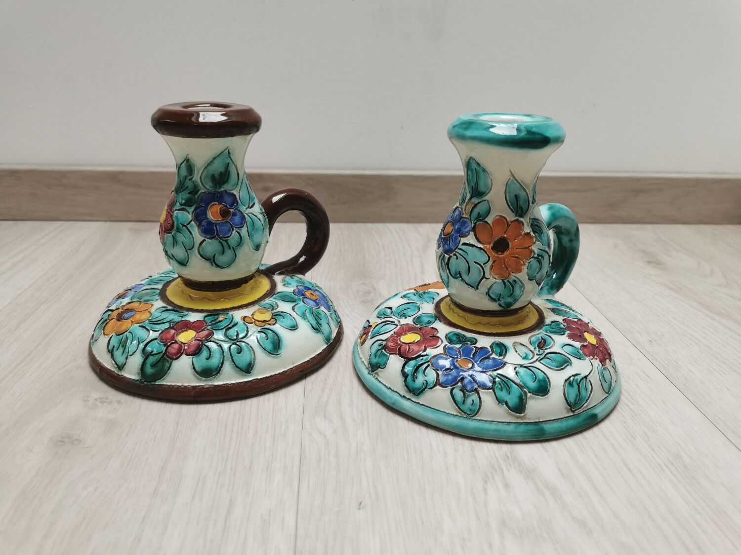 Cerart Monaco flower candlesticks