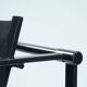 Radboud van Beekum black postmodern cube chair fm62, The Netherlands, 1981