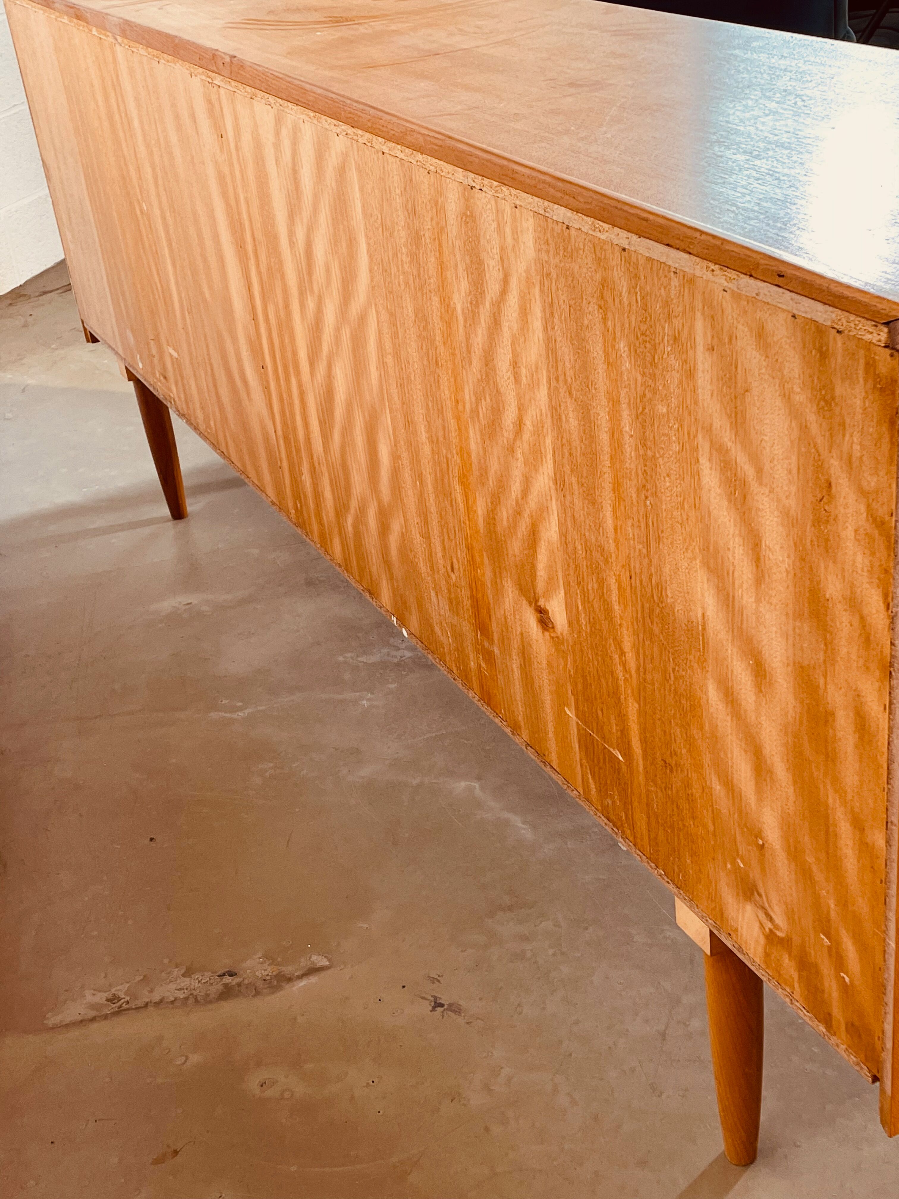 Blond teak sideboard, Germany 1960's