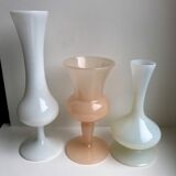 White opaline vase 50s-60s