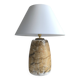 Lampe en faience vintage 1960