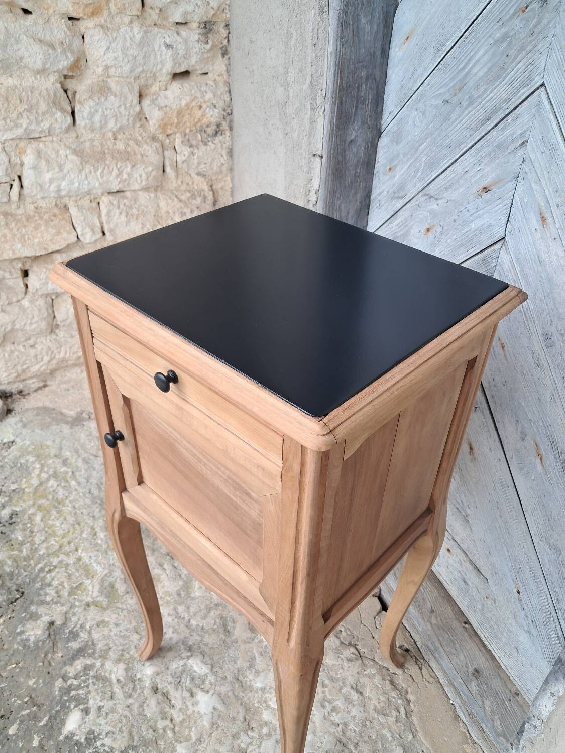 Airbrushed bedside table