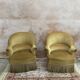 Pair of toad armchairs