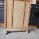 Old decorative wooden fireplace screen