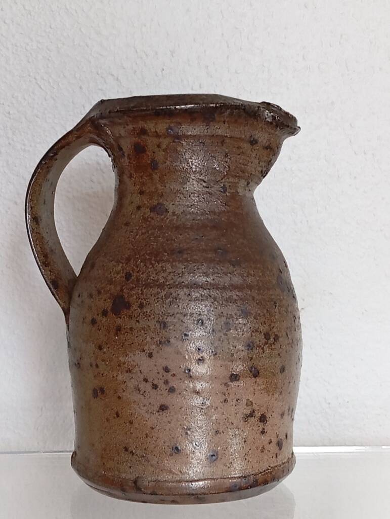 Gustave Tiffoche stoneware pitcher