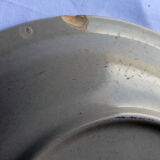 Old tableware service in beige earthenware longchamps