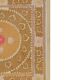 Vintage Turkish hand-knotted rug 131x136 cm