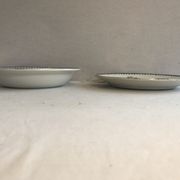 Pair ancient dishes Terre de fer