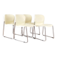 SM400K White Swing Chair by Gerd Lange for Drabert, Set of 4, 1980s