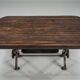 Table basse industrielle vintage, années 1950