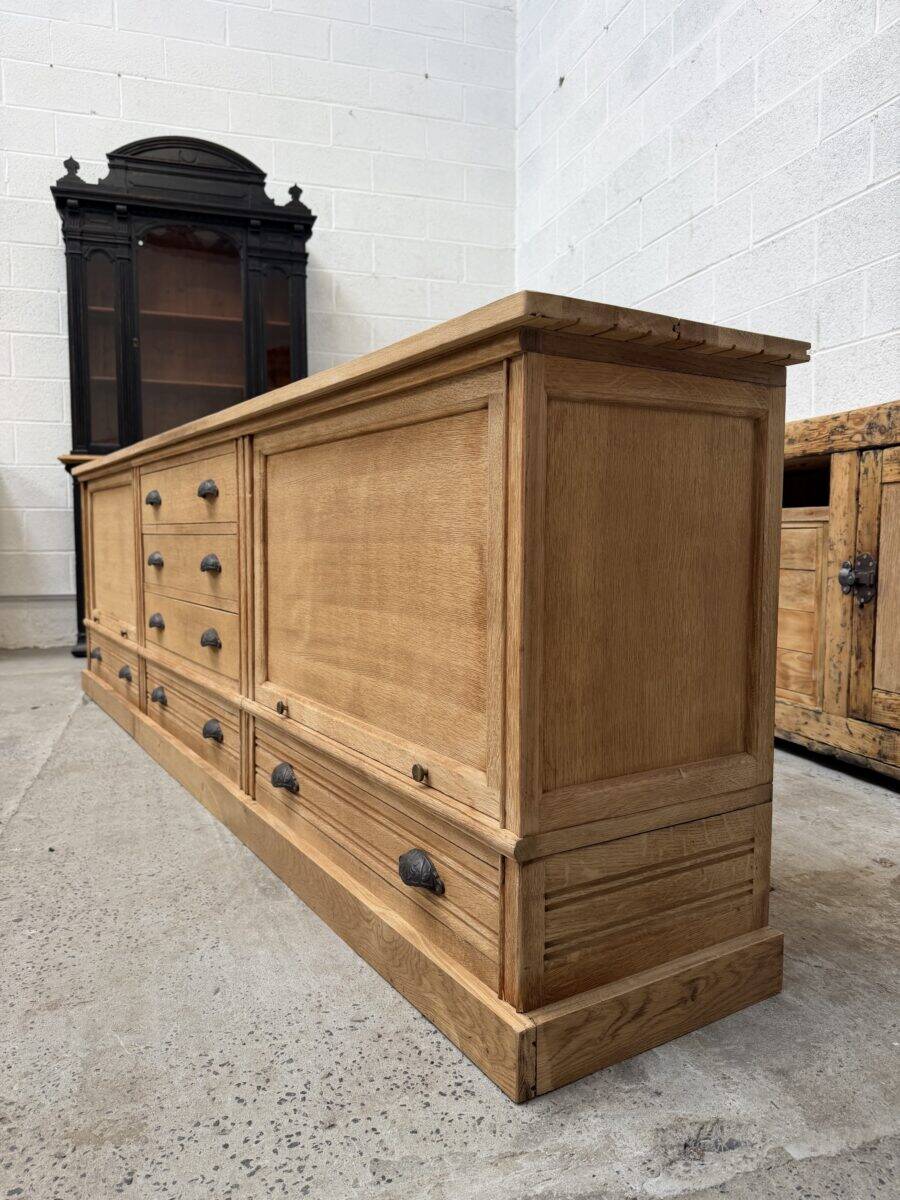 1960s oak workshop furniture