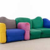 Cannaregio Modular Sofa with Footrest by Gaetano Pesce for Cassina, Italy 1986
