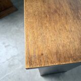 Dudouyt bedside table, oak, 1940.