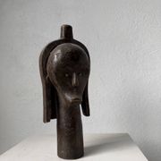 Tête de reliquaire africaine Fang
