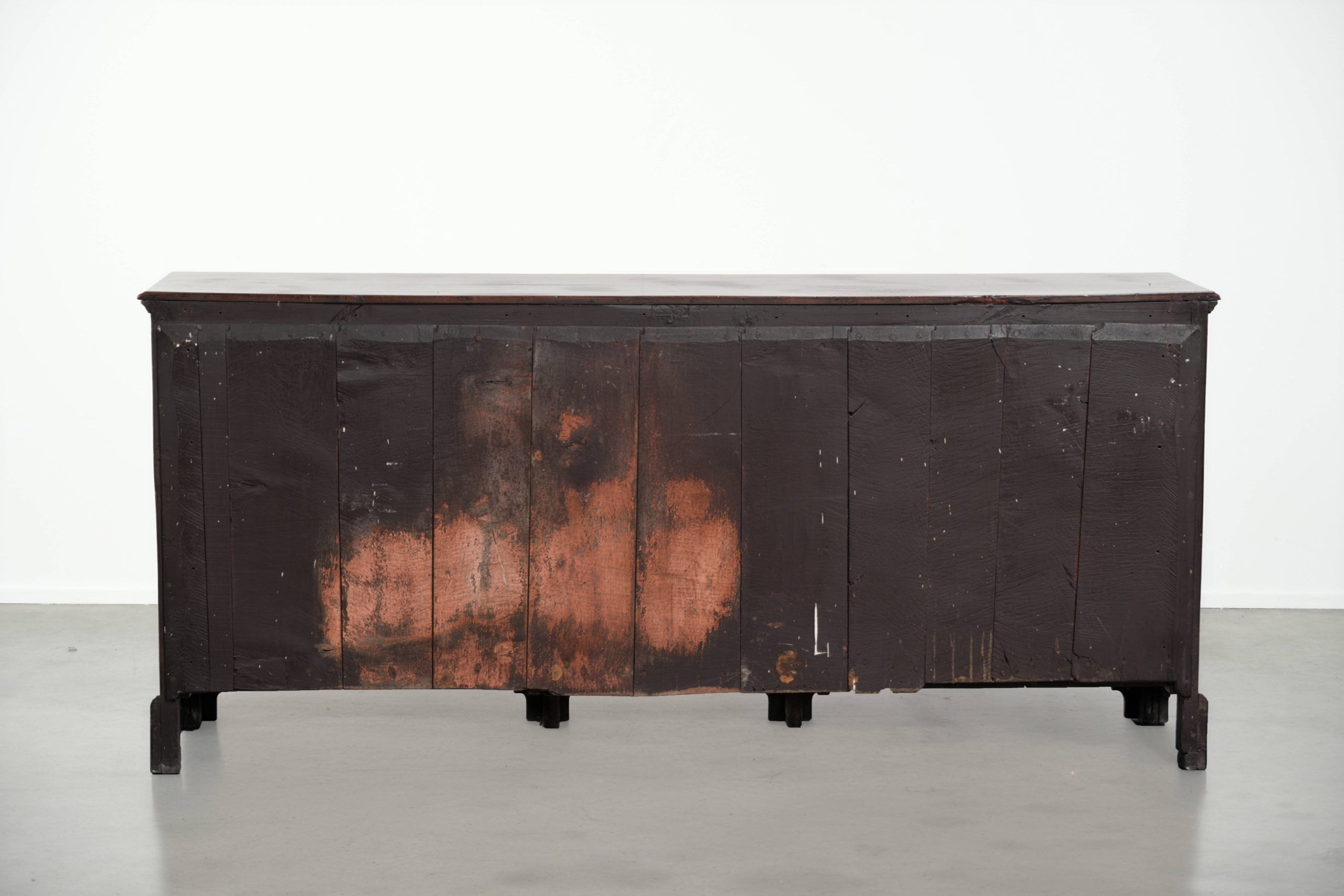 Buffet anglais en chêne antique du XVIIIe siècle / Commode anglaise basse