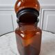 Vintage Amber Apothecary Pot