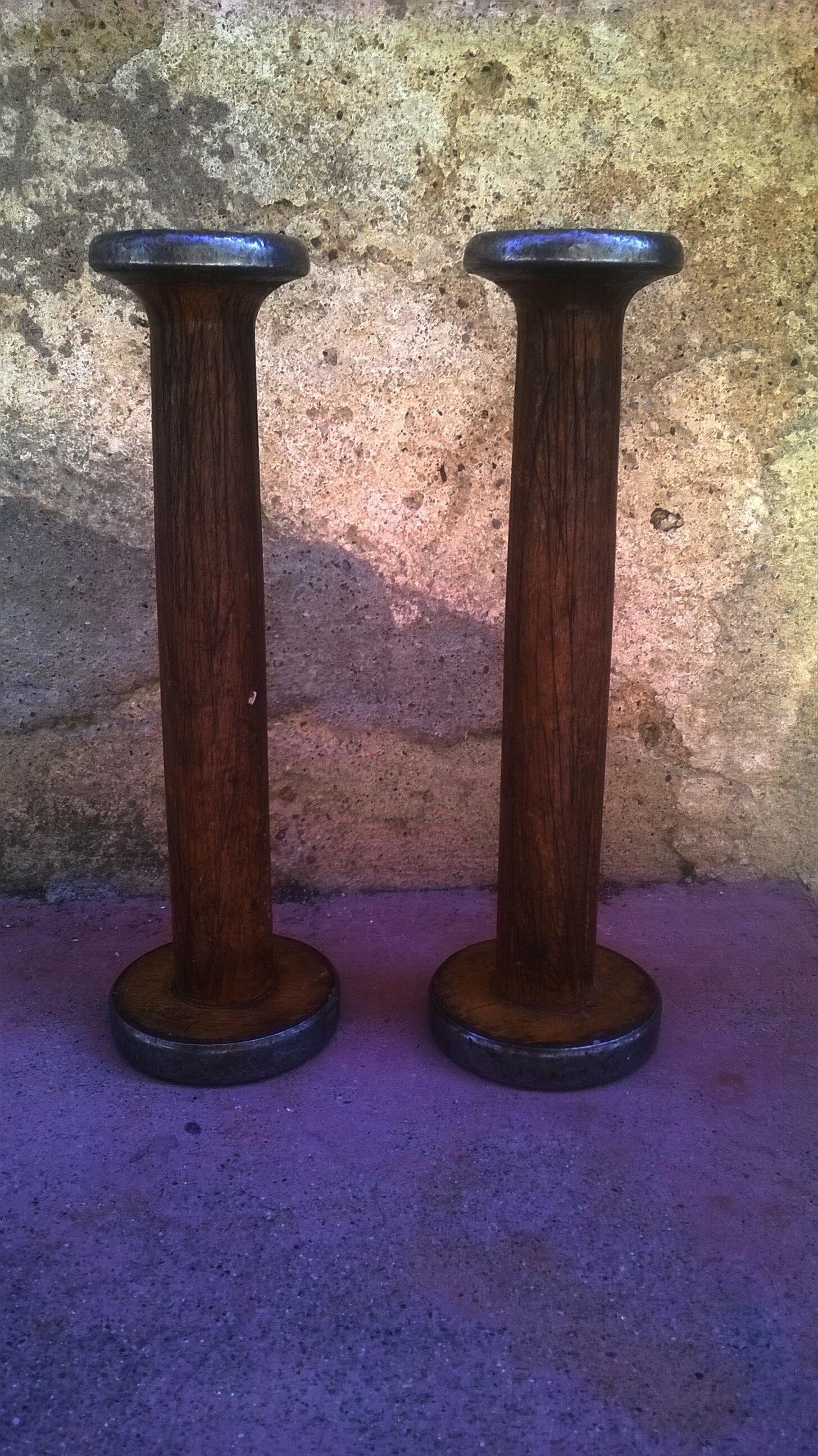 Pair of vintage candlesticks