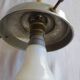 Suspension  laiton et opaline blanche