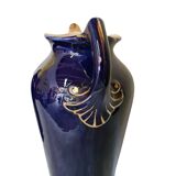 French Art Nouveau Ceramic Vases Louis Gueule Vierzon, Early 20th Century