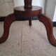Large walnut side table