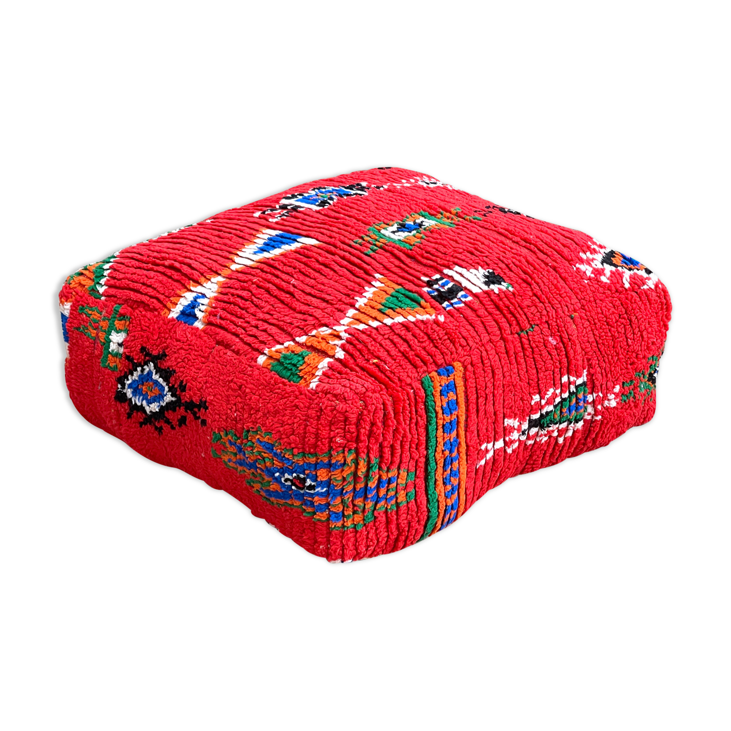 Moroccan kilim pouf