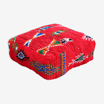 Pouf kilim marocain