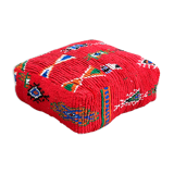 Moroccan kilim pouf