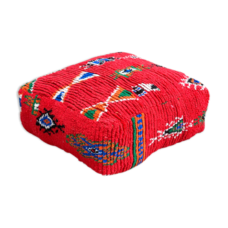 Pouf kilim marocain